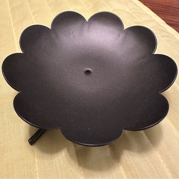 PartyLite set of 2 Creative Capers Black Metal 3-in-1 Candle Holders - Picture 4 of 11